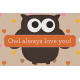 Sweet Autumn Owl Journal Card 4x6