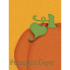 Sweet Autumn Pumpkin Journal Card 3x4