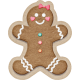 Baking Days Sticker Gingerbread Girl