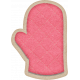 Baking Days Sticker Pink Oven Mitt