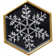 Winter Cozy Element Black Snowflake Brad