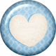 Woolen Mill Baby Addon Element Blue Heart Flair