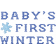 Woolen Mill Baby Addon Word Art First Winter