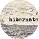 Winters Repose Element Round Sticker Hibernate