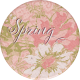 A Spring To Behold Element Round Sticker Spring