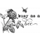 A Spring To Behold Element Black Bee Stamp