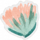 Rainy Days Sticker Flower Peach