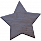 Rainy Days Wooden Star