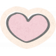 Small Town Life Heart Sticker