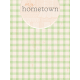 Small Town Life Journal Card hometown 3x4