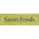Green Acres Mini Farm Fresh Word Art Snippet