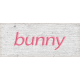 Green Acres Bunny Word Art