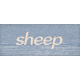 Green Acres Sheep Word Art