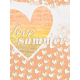 The Golden Hour Hearts 3x4 Journal Card