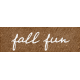 Goldenrod &amp; Pumpkins Fall Fun Word Art Snippet