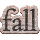 Frosty Fall Wooden Word Art- Fall