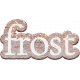 Frosty Fall Wooden Word Art- Frost