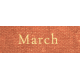 Frosty Fall March Word Art Snippet