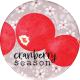 Cranberry Season Round Sticker