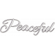 River Fog Peaceful Word Art