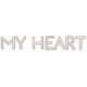 Baby Dear My Heart Word Art