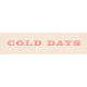 Flurries Cold Days Word Art