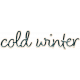 Flurries Cold Winter Word Art