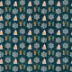 Flurries Paper Teal Winter Things 