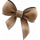 Orange Blossom Burlap Bow