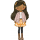 Orange Blossom Girl Sticker 04