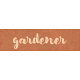Lovely Garden Gardener Word Art