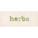 Lovely Garden Herbs Word Art