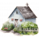 Lovely Garden Mini Garden Shed Sticker