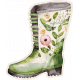Lovely Garden Stickers: Rain Boot with Border