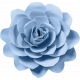 Vintage Blooms Element Blue Flower 2