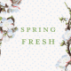Spring Fresh Journal Card Spring Fresh 4x4
