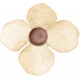Buttermilk Element Cream Flower