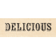 Buttermilk Element Word Art Delicious 
