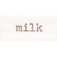 Buttermilk Element Word Art Milk 