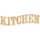 Buttermilk Mini Word Art Kitchen