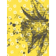 Afternoon Daffodil Journal Card plaid 4x6