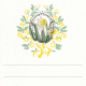 Afternoon Daffodil Journal Card wreath 4x4