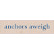 Provincial Seascape word art anchors aweigh