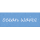 Provincial Seascape word art ocean waves
