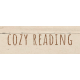 Lakeside Autumn Cozy Reading Word Art Snippet 