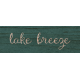 Lakeside Autumn Lake Breeze Word Art Snippet 