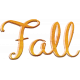 Lakeside Autumn Mini Fall Word Art