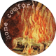 At The Hearth Fire Round Sticker