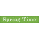 Spring Forward Mini Spring Time Word Art Snippet
