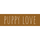 Feathers And Fur Element word art puppy love